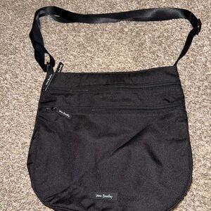 Vera Bradley Black Crossbody Messenger Bag